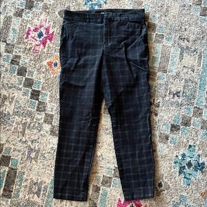 Plaid Black Trousers